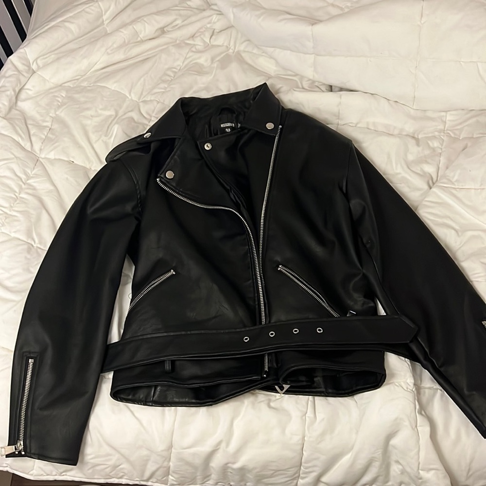 Misguided Faux Leather Jacket